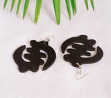 Coconut Carved Earrings
